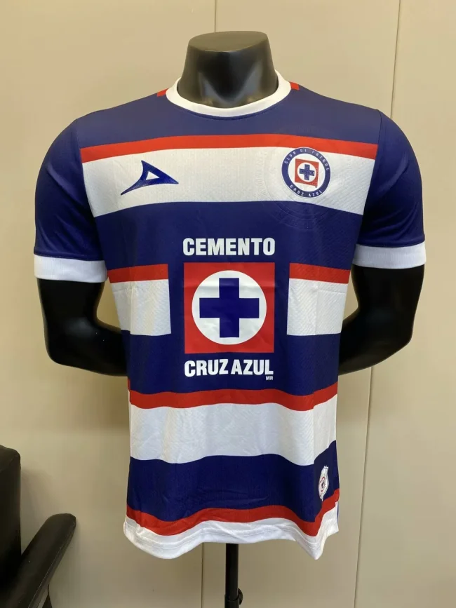 cruz azul 2024-25 blue white gk player version S-3XL(The player version is more slim fit, it is recommended to buy one size larger)