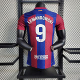 2023-24 Barcelona home player version   (The player version is more slim fit, it is recommended to buy one size larger)