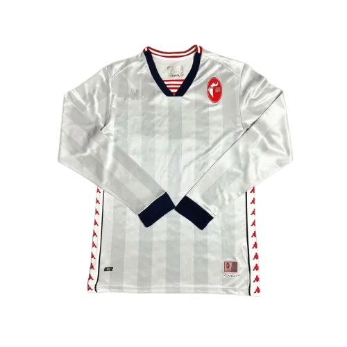 2024-25 SSC Bari Silver Long Sleeve Limited Jersey