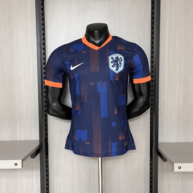 2024 Netherlands Player Version Away Jersey (The player version is more slim fit, it is recommended to buy one size larger)