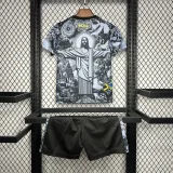 2024-25 Brazil Gray Jesus Special Kids Kit