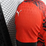 2025 Egypt red pre-match player version jersey (The player version is more slim fit, it is recommended to buy one size larger)