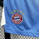 2025-26 Bayern Munich Blue Goalkeeper Kids Kit
