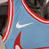 Chicago Bulls JORDAN#23 Blue NBA Jersey