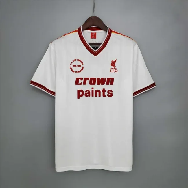 Liverpool 1985-86 away soccer jerseys