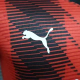 AC Milan 2023-24 home court player version soccer jersey   (The player version is more slim fit, it is recommended to buy one size larger)