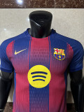 2025-26 Barcelona    home player version jersey   (The player version is more slim fit, it is recommended to buy one size larger)