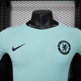 2023-24 Chelsea third green player version jersey(The player version is more slim fit, it is recommended to buy one size larger)