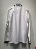 2023-24 Manchester City away white long sleeve jerseey