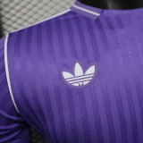 2025-26 Real Madrid   Purple special player version jrsey   (The player version is more slim fit, it is recommended to buy one size larger)