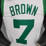 BROWN#7 75th Anniversary Celtics White