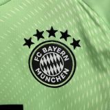 2025-26 Bayern Munich Green Goalkeeper Kids Kit