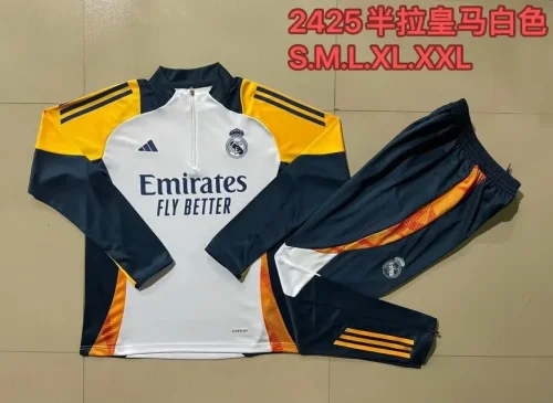 Real Madrid 2024 white training suit