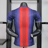2025-26 Barcelona blue and red special playr version jersey  (The player version is more slim fit, it is recommended to buy one size larger)