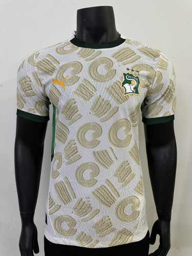 2024-2 5lvory Coast   away player version jersey (The player version is more slim fit, it is recommended to buy one size larger)