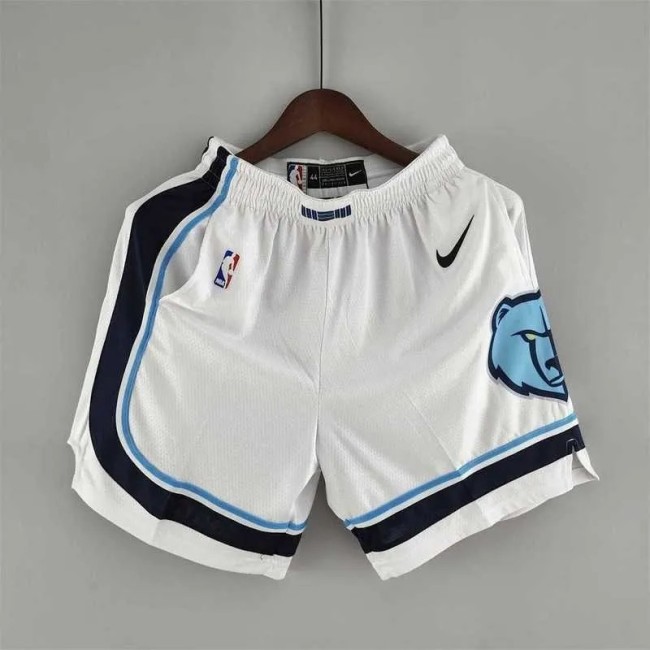 Memphis Grizzlies NBA Shorts White NBA shorts