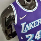 2022 75th Anniversary BRYANT#24 Lakers City Edition Purple