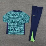 Brazil 2024 green line training suit