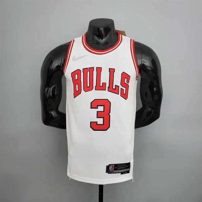 75th Anniversary Wade #3 Bulls White