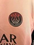 paris saint germain 2024-25 pink third away long sleeve  jerseys