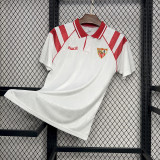 1992-93 Sevilla home retro soccer jersey