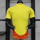 2024 Colombia home player version(The player version is more slim fit, it is recommended to buy one size larger)