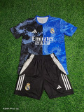 2025-26Real Madrid  blue and black training suit
