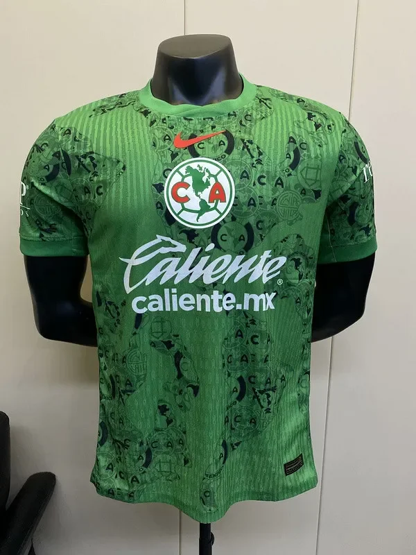 2024-25 America Green Goalkeeper Player verion (The player version is more slim fit, it is recommended to buy one size larger)