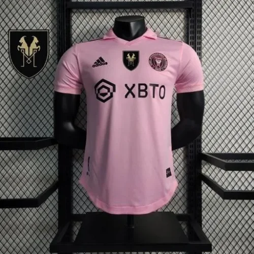 2023-24 Miami International home pink player   (The player version is more slim fit, it is recommended to buy one size larger)
