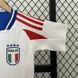 2024 Italy away white kids kit