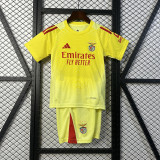 2025-26 Benfica yellow goalkeeper kid kit
