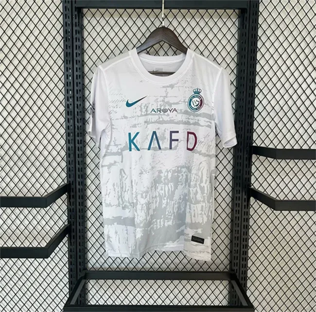 2023-24 Al-Nassr third away white jersey