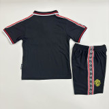 1998-99 .Manchester United  away retro kid kit