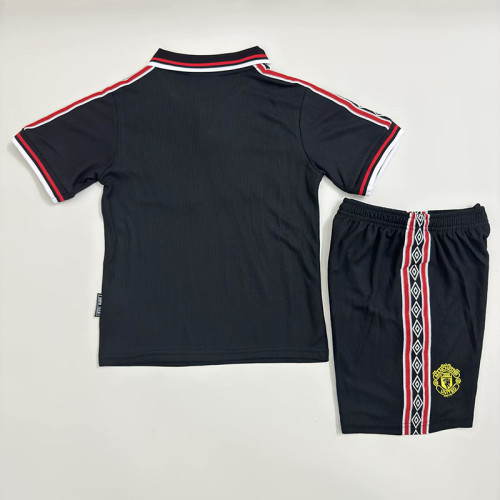 1998-99 .Manchester United  away retro kid kit