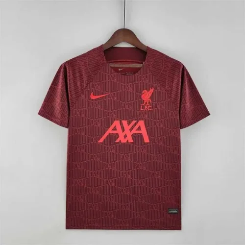 Liverpool 2022-23 training suit red soccer jerseys
