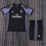 2016-17 real madrid third away retro kids kit