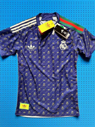 2024-25 Real Madrid ＆ GUCCI Purple player version jersey