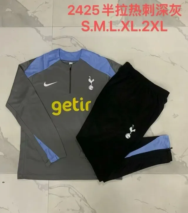 Tottenham 2024 dark gray training suit