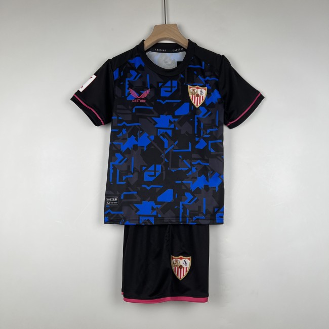 2023-24 Seville Third away kid kit