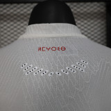 2025 Morocco away white player version jersey   (The player version is more slim fit, it is recommended to buy one size larger)