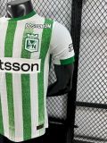 2025-26 Atlético Nacional home player version jersey  (The player version is more slim fit, it is recommended to buy one size larger)