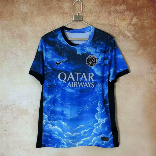 2025-26Paris Saint Germain blue training jersey