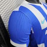 2025-26 Brighton home player version jersey  (The player version is more slim fit, it is recommended to buy one size larger)