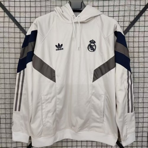 2025-26 Real Madrid   white hoodie