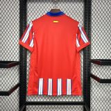 2024-25 Atletico Madrid home soccer jersey