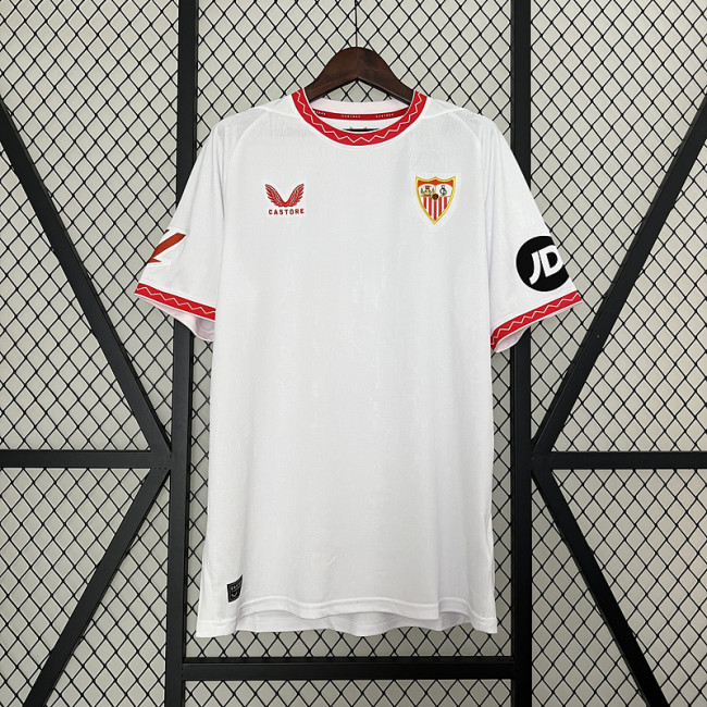 2024-25 Sevilla home soccer jersey