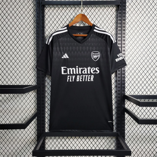 2023-24 Arsenal  Black Goalkeeper jersey