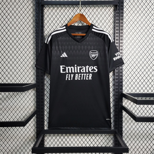 2023-24 Arsenal  Black Goalkeeper jersey
