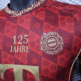 Bayern 125th anniversary red player version(The player version is more slim fit, it is recommended to buy one size larger)