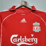 Liverpool 2006-07 home soccer jerseys